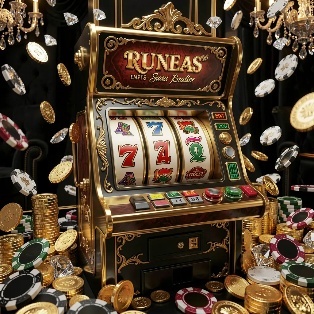 Luxury slot machine with golden details and flying casino chips highlighting the high end slot gaming experience at PHVVV COM for players in the Philippines